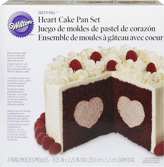 فیلینگ قالب کیک قلبی شکل (قلب سه بعدی) ویلتون