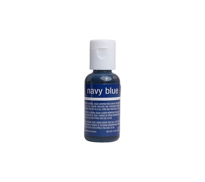 رنگ مایع 20 گرمی آبی ناوی chefmaster (blue navy)