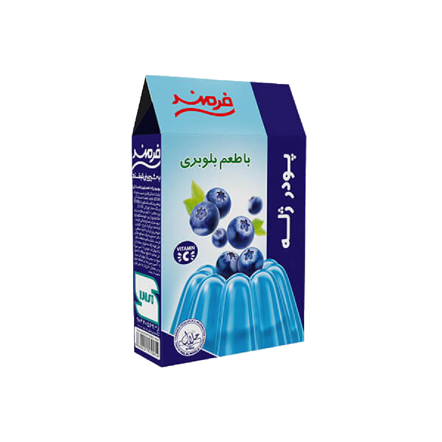 پودر ژله با طعم بلوبری فرمند