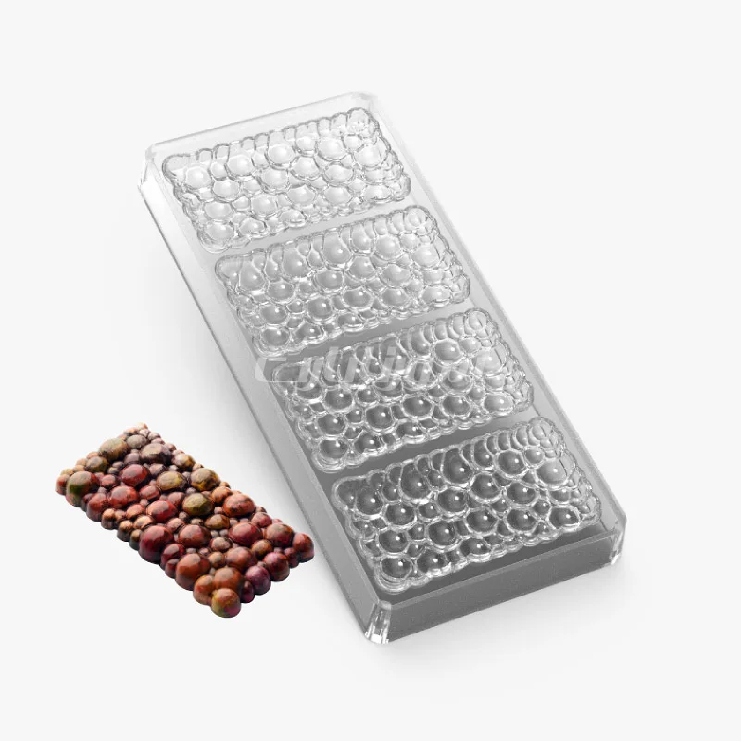 قالب شکلات پلی کربنات تبلتی حباب کد 51