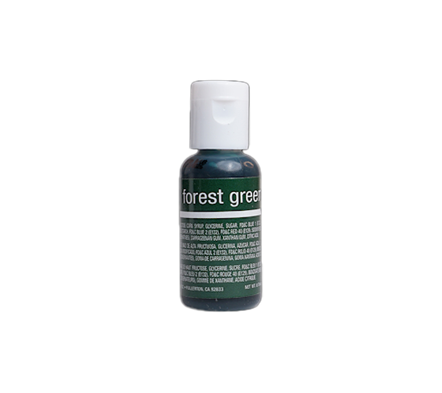 رنگ مایع سبز جنگلی 20 گرم chefmaster (forest green)