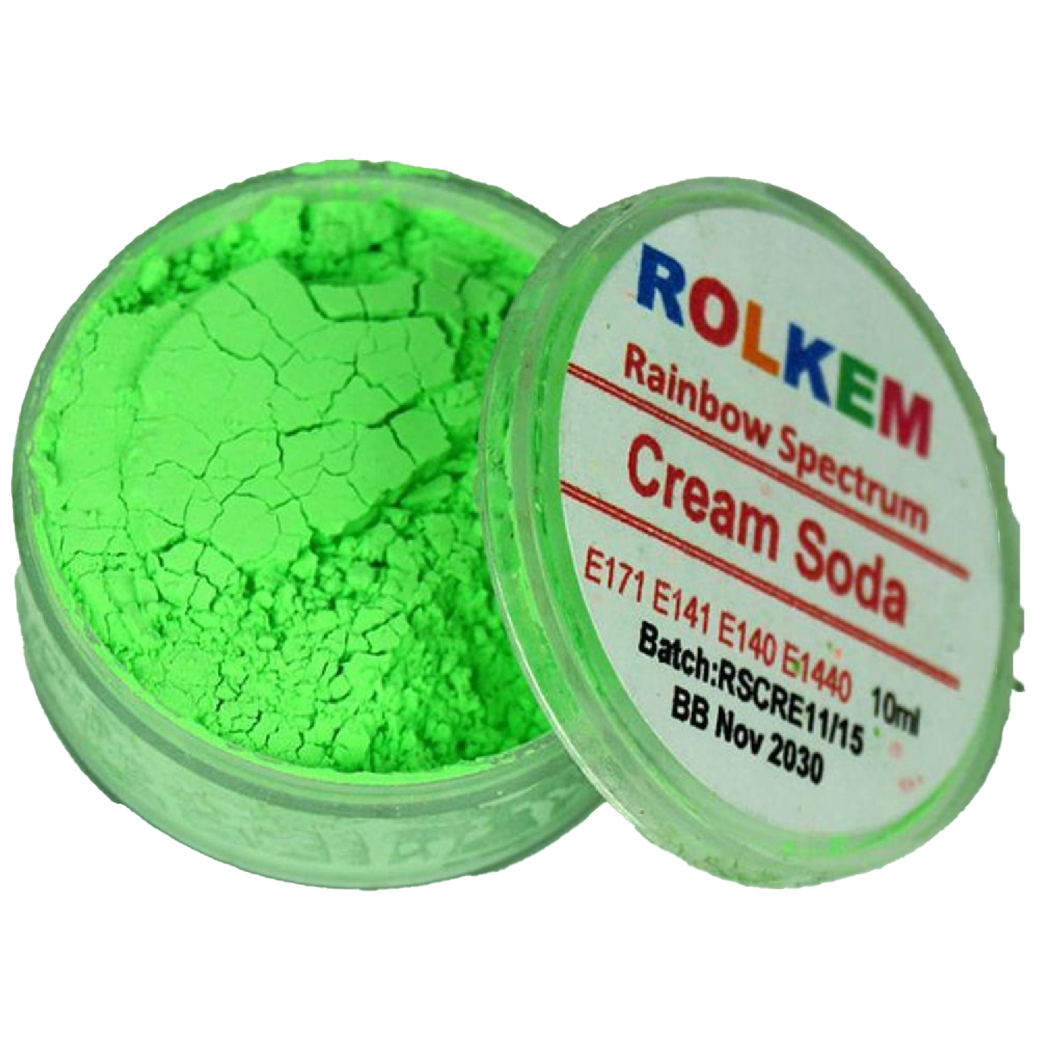 رنگ پودری rainbow spectrum cream soda رولکم