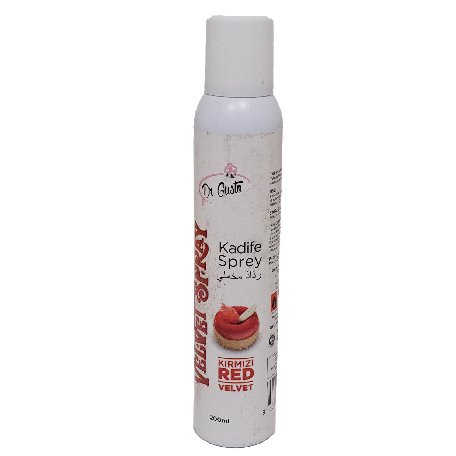 اسپری رنگ قرمز مخملی دکتر گوستو dr.gusto 200ml