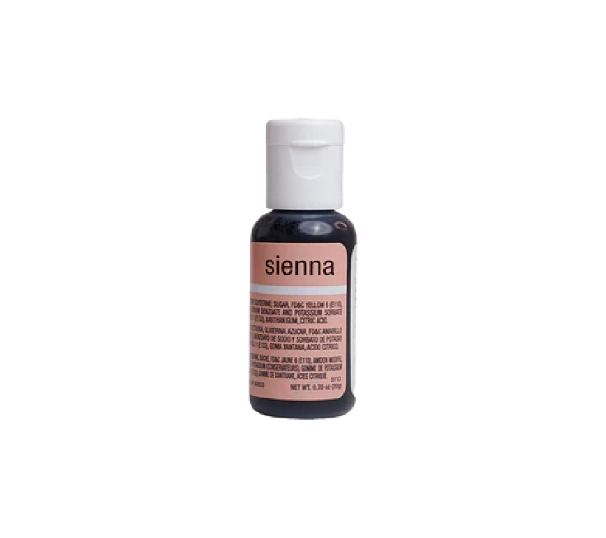 رنگ مایع سینا20 گرم chefmaster (sienna)