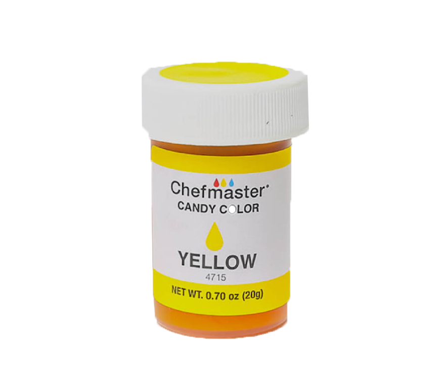 رنگ آبنبات/شکلات زرد 20 گرم chefmaster (yellow)