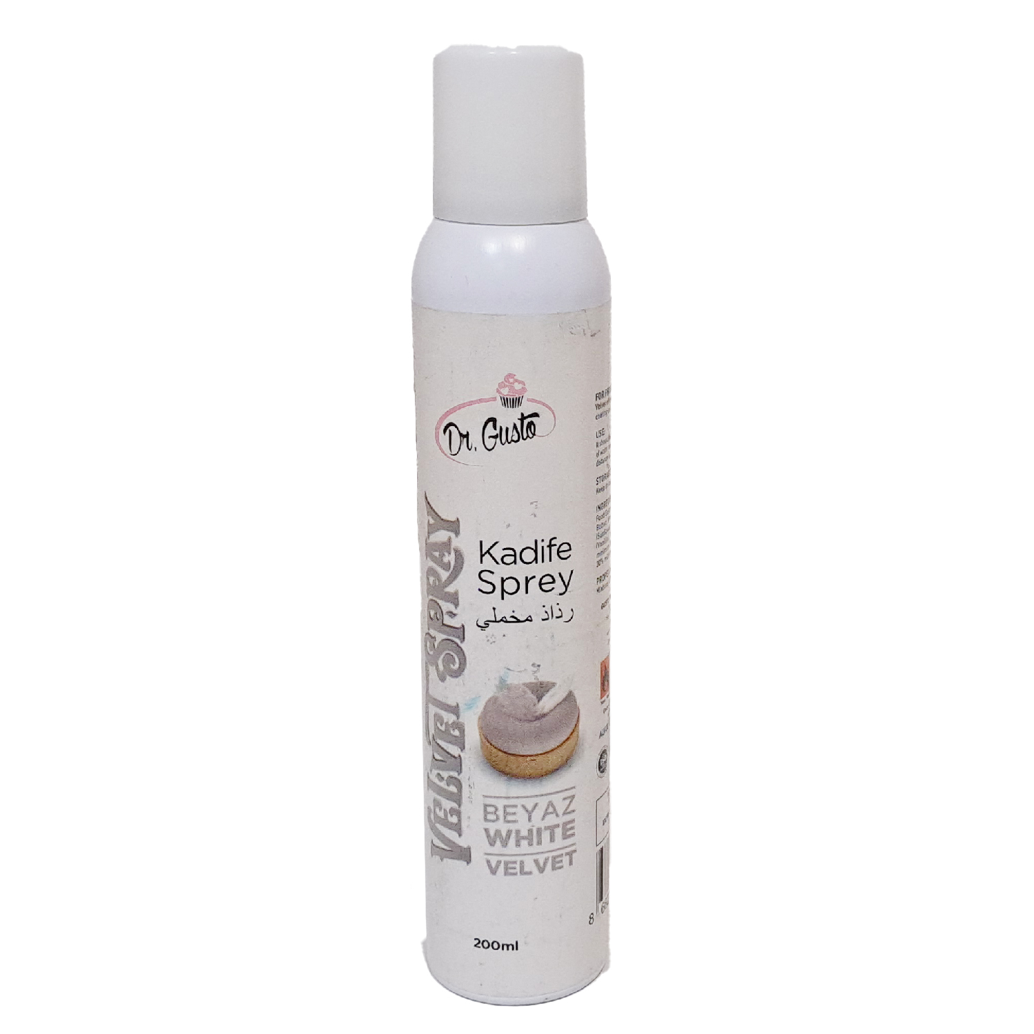 اسپری رنگ سفید مخملی دکتر گوستو dr.gusto 200ml