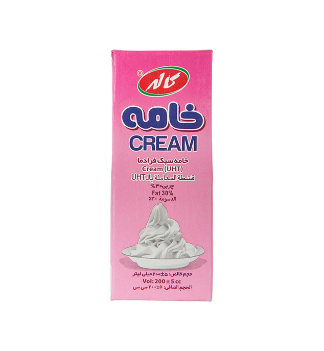 خامه صبحانه صورتی کاله 200 گرمی
