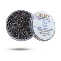 رنگ پودری اکلیلی crystals steel رولکم