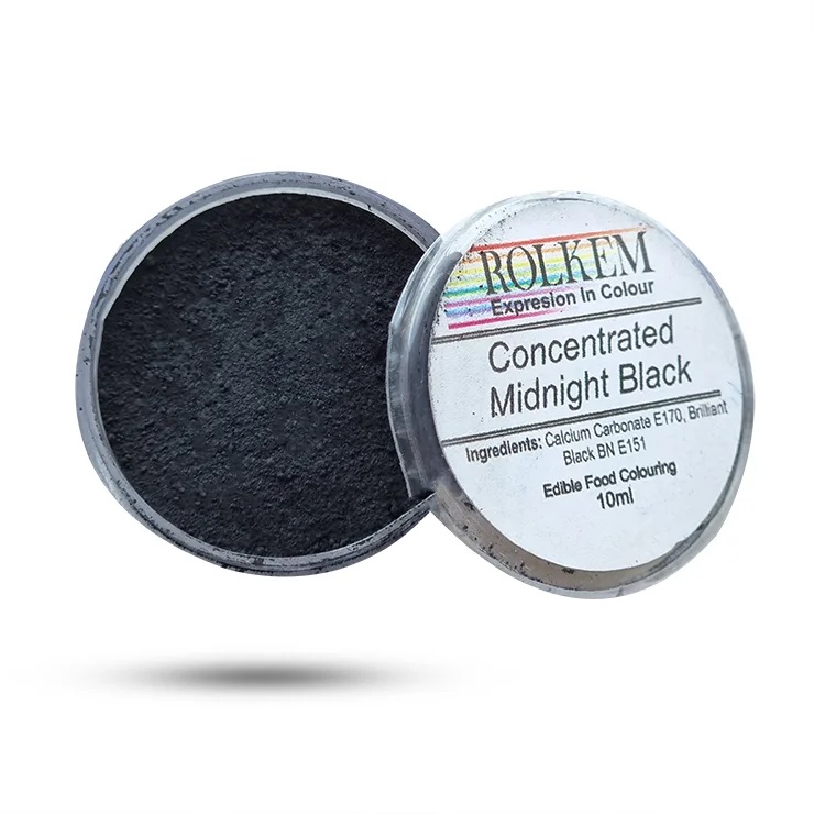 رنگ پودری concentrated midnight black رولکم