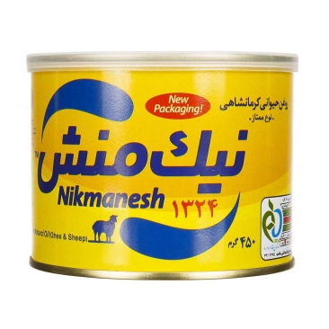 روغن حیوانی کرمانشاهی (نوع ممتاز) نیک منش 450 گرمی