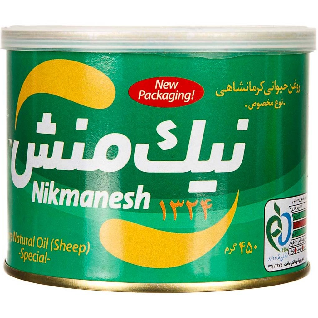 روغن حیوانی کرمانشاهی (نوع مخصوص)450 گرمی نیک منش