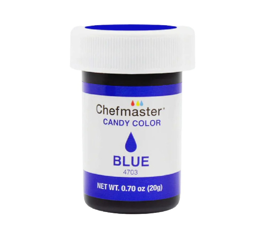 رنگ آبنبات/شکلات آبی 20 گرم chefmaster (blue)
